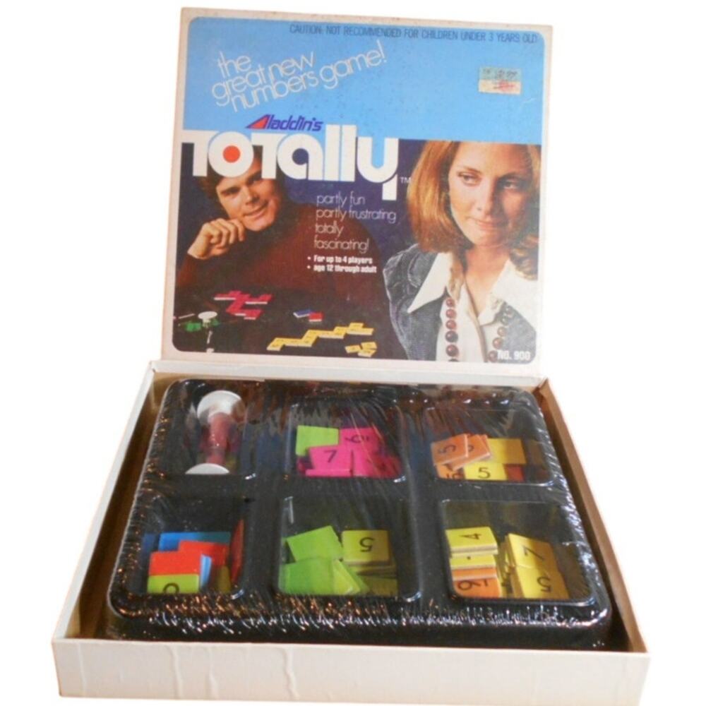 Vintage 1974 Aladdin's Totally Number Game New/Sealed #900 Complete